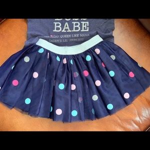 Polka dot skirt
